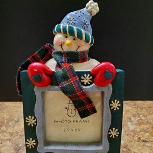 Children's Snowman Picture Frame - 2.5' X 2.5